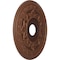 Ekena Millwork Baltimore PVC Medallion (Canopies up to 7 3/4"), 19"OD x 3 1/2"ID x 1"P, Metallic Rust CMP19BADRU - alternate 4